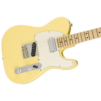 Fender American Performer Telecaster Hum Electric Guitar (Vintage White, Maple Fingerboard) image 6