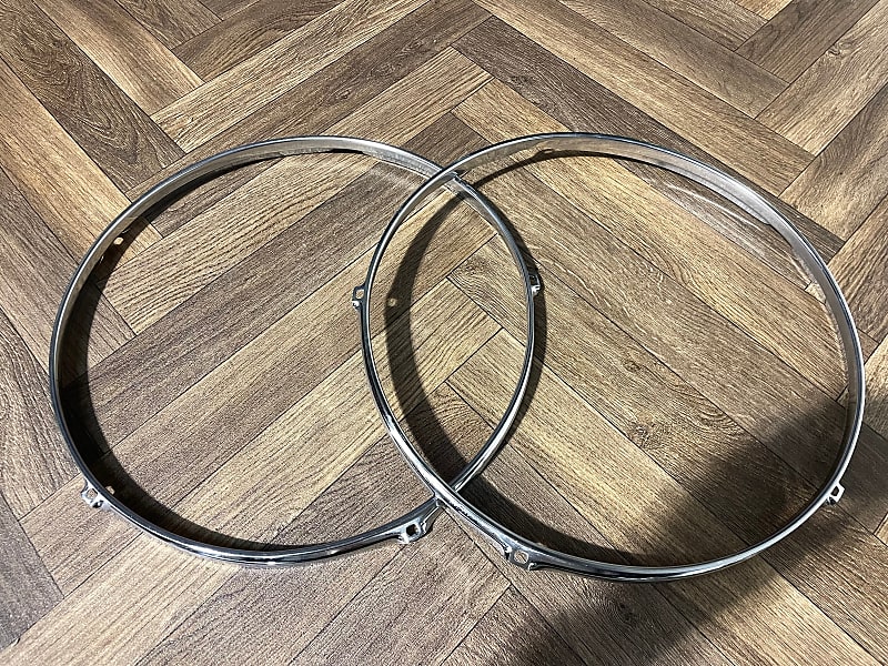 Mapex 16” Drum Hoops Rims 5 Lug Hardware Tension KE35 Reverb