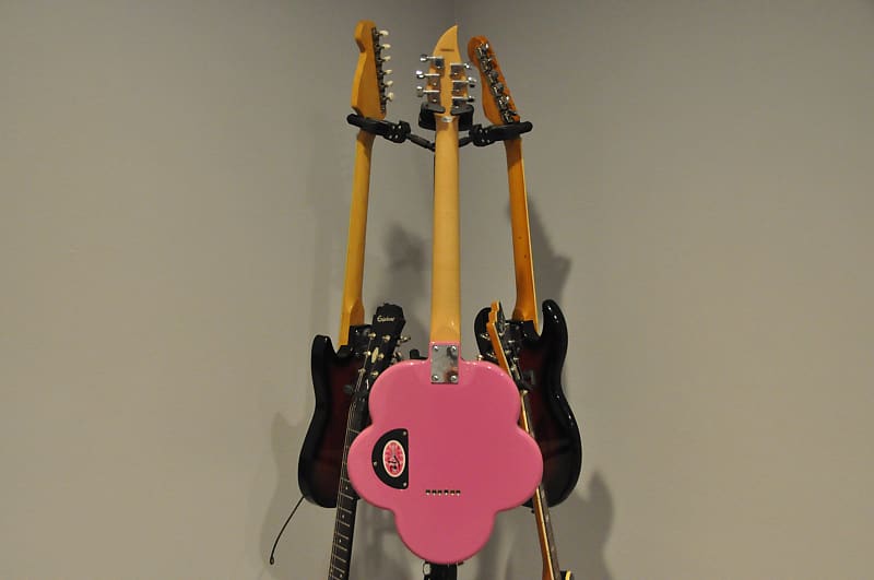Daisy Rock Pink Flower Duncan Designed Pickups, Gig Bag