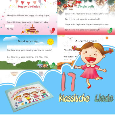 Hand Bells For Kids, 8 Note Musical Handbells Set With 17 Songbook & 9 Music Notes Cards For Toddlers Children, Musical Learning Instruments (Upgrade Version) image 4