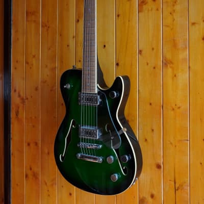 Carparelli Electric Guitar Classico SH2 [Semi-Hollow] - Dark Green Burst (Custom Setup) image 3