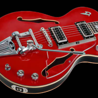 Duesenberg Starplayer TV Deluxe Crimson Red Electric Guitar image 4
