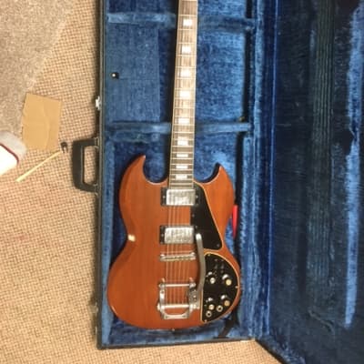 Gibson Vintage SG Deluxe-1971-Logo T-top pickups ! RARE STEREO version ! for sale