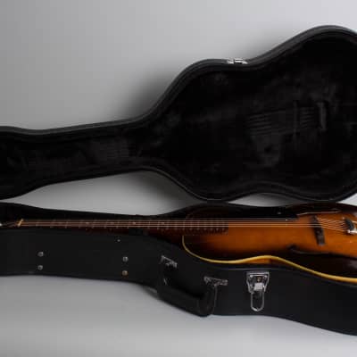 Epiphone Olympic Arch Top Acoustic Guitar (1941), ser. #17268, black tolex hard shell case. image 10