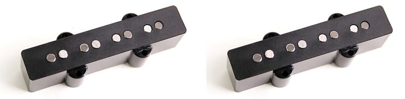 Quick Shipping! Artec Giovanni GVJB Bass Alnico 5 Pickup Set Black image 1