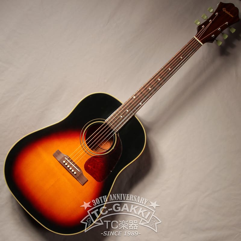 ギター【美品】アコースティックギター⭐Epiphone AJ45S-VS