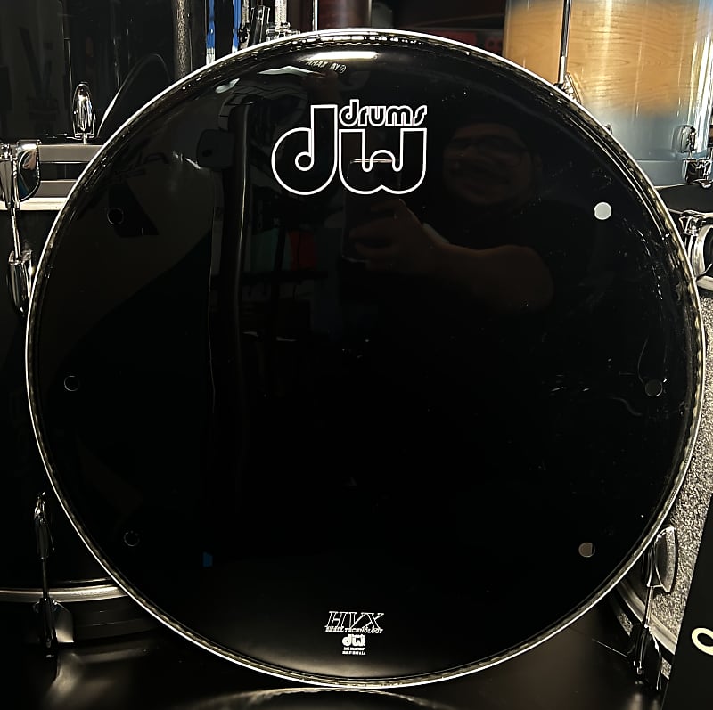 Dw resonant bass drum head outlet