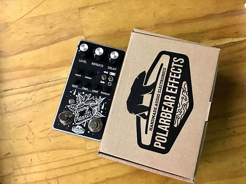 ギター old hearts effect PENGUIN DELAY PolarBear Effects Young Hearts Delay | Reverb