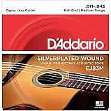 D'Addario Silverplated Wound Gypsy Jazz Guitar Med. Gauge image 1
