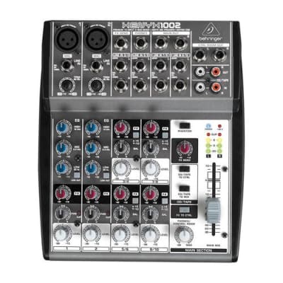 Behringer XENYX 1002 10 Channel Small Format Audio Mixer with Mic Preamps and British EQs image 4