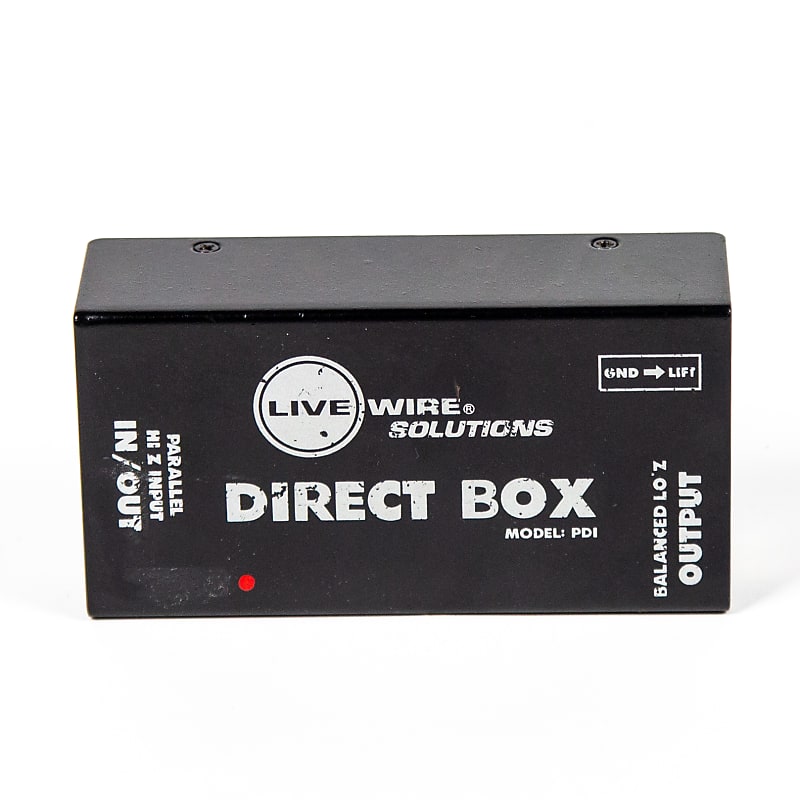 Live Wire Solutions Direct Box Model PDI Reverb Australia
