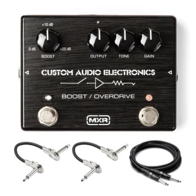 Reverb.com listing, price, conditions, and images for custom-audio-electronics-mxr-cae-boost-overdrive