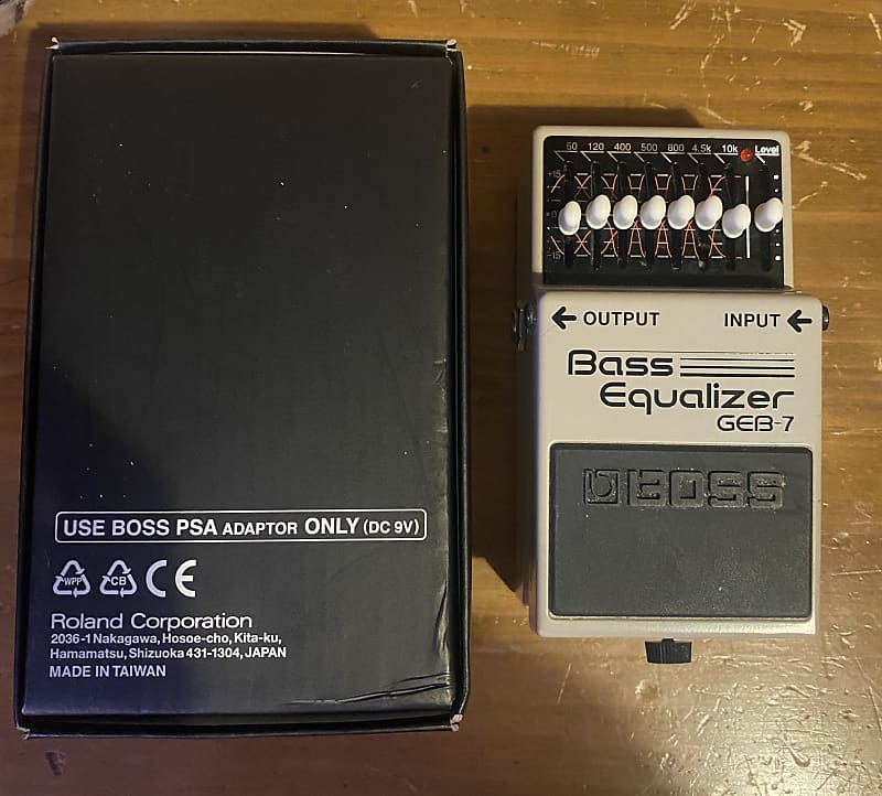 BOSS ボスBass Equalizer べ―スエクアラィザ―GEB-7 BOSS GEB-7 Seven-Band Graphic Bass Equalizer Guitar Pedal