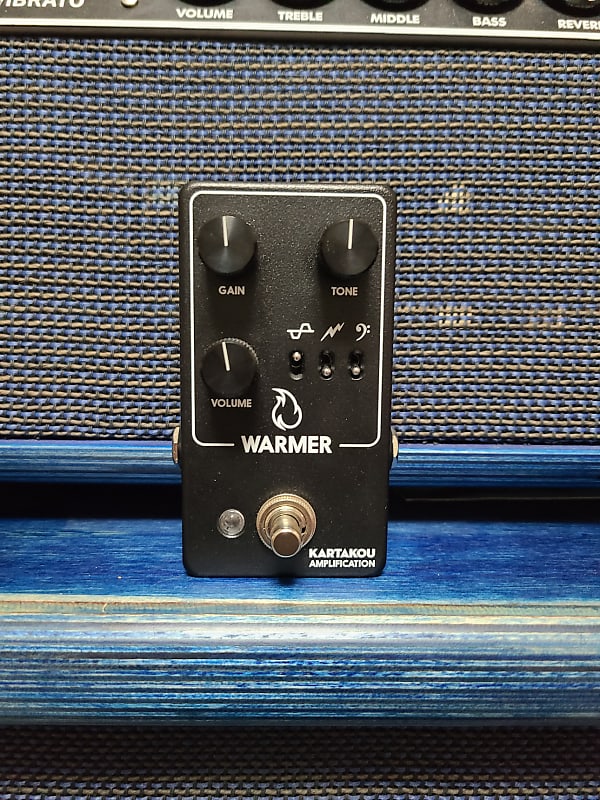 Kartakou Amplification Warmer Black/blue LED Reverb