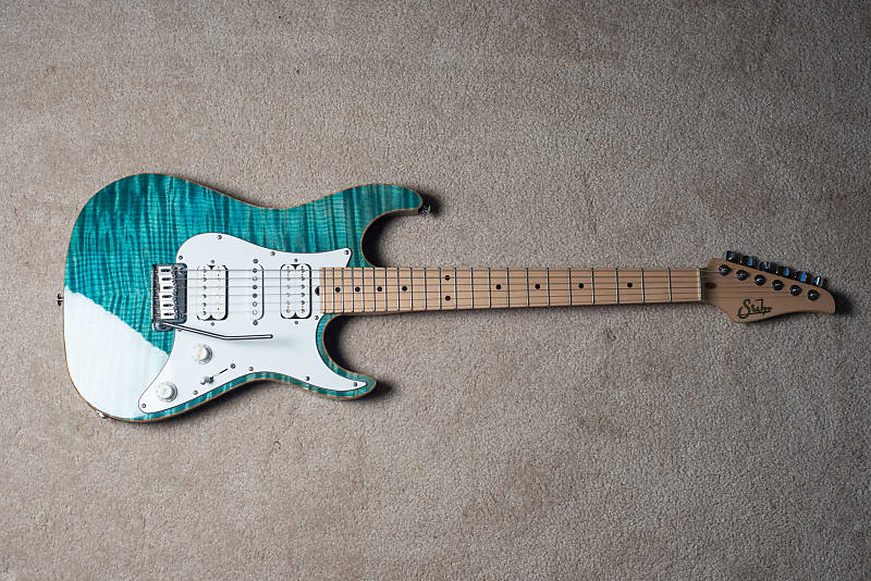 ギター Suhr J Selected Series Pro Bahama Blue Suhr Pro Series S4 2011 Bahama Blue | Reverb