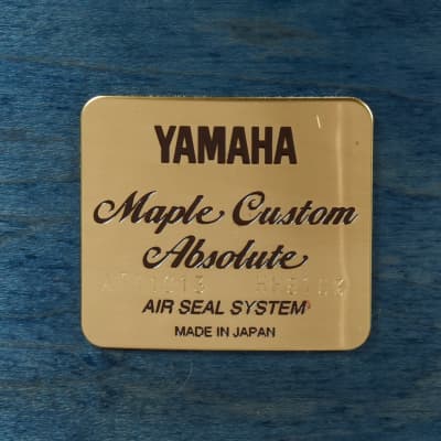 Yamaha Maple Custom Absolute 12/13/16/22 Sea Blue image 3