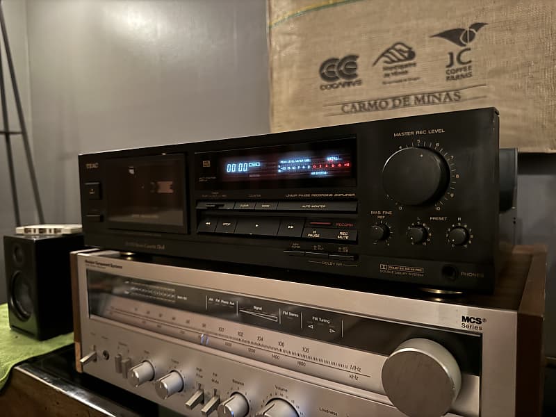 TEAC V 670 Three Head Cassette Deck Reverb