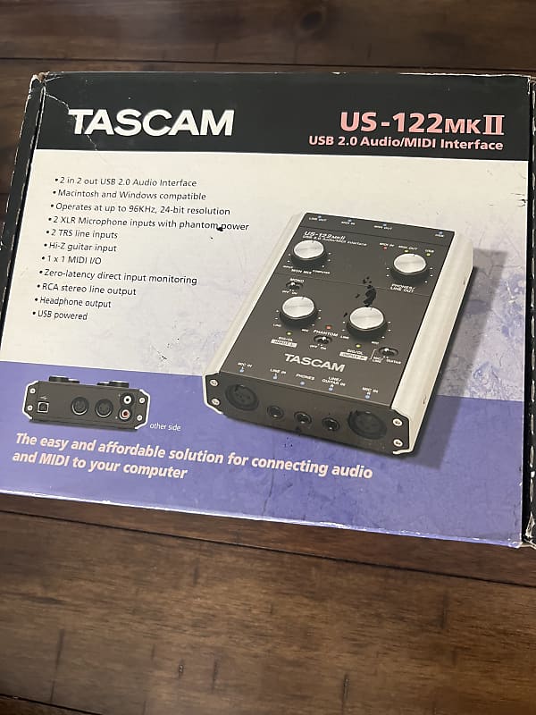 Tascam US-122 MKII USB Audio Interface | Reverb