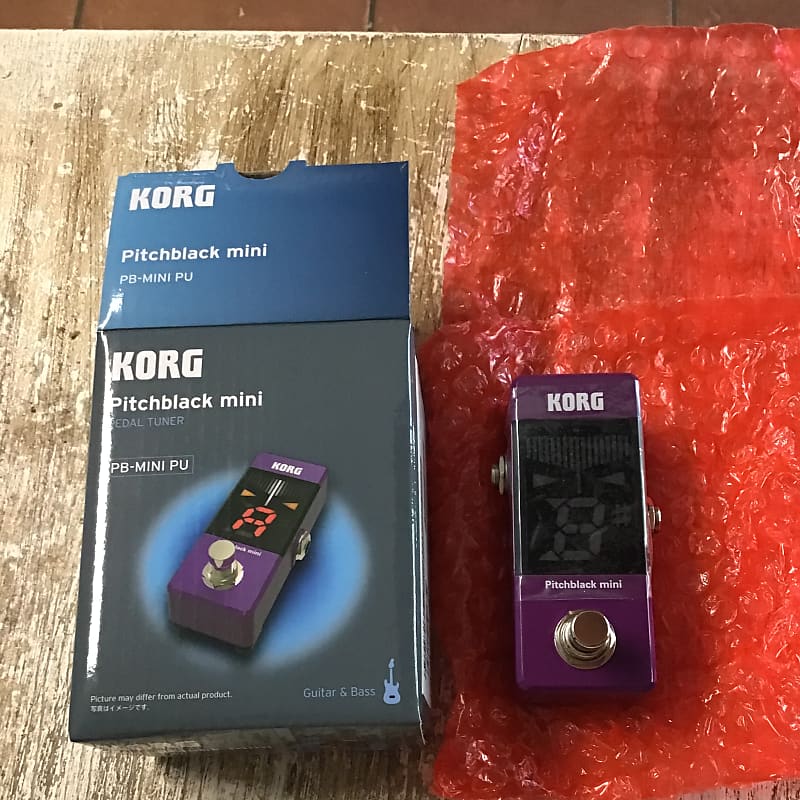 KORG Pitchblack mini パープル ペダルチューナー KORG Pitchblack