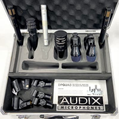 Audix DP-QUAD 4-Piece Drum Mic Pack with 2 Sennheiser e904's and Samson C02 Drum microphone package image 2