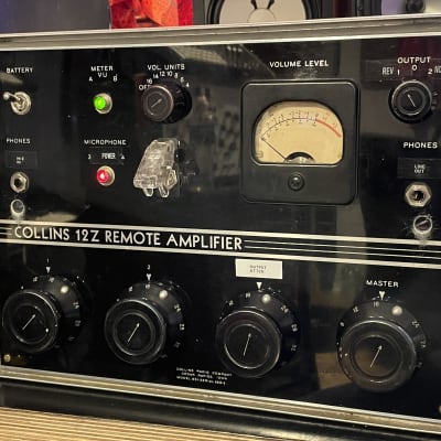 Fully hotrodded Collins 12Z microphone preamp - gutted and rebuilt from ground up for sale