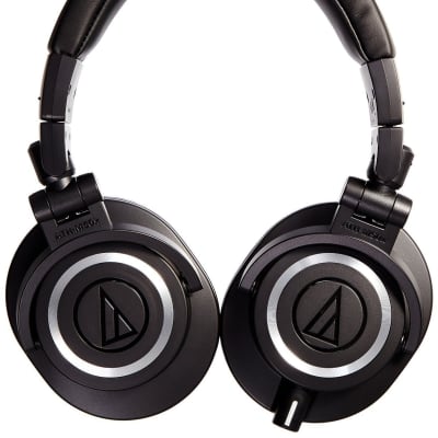 Audio-Technica - ATH-M50x - Professional Studio Monitor Headphones - Black image 2