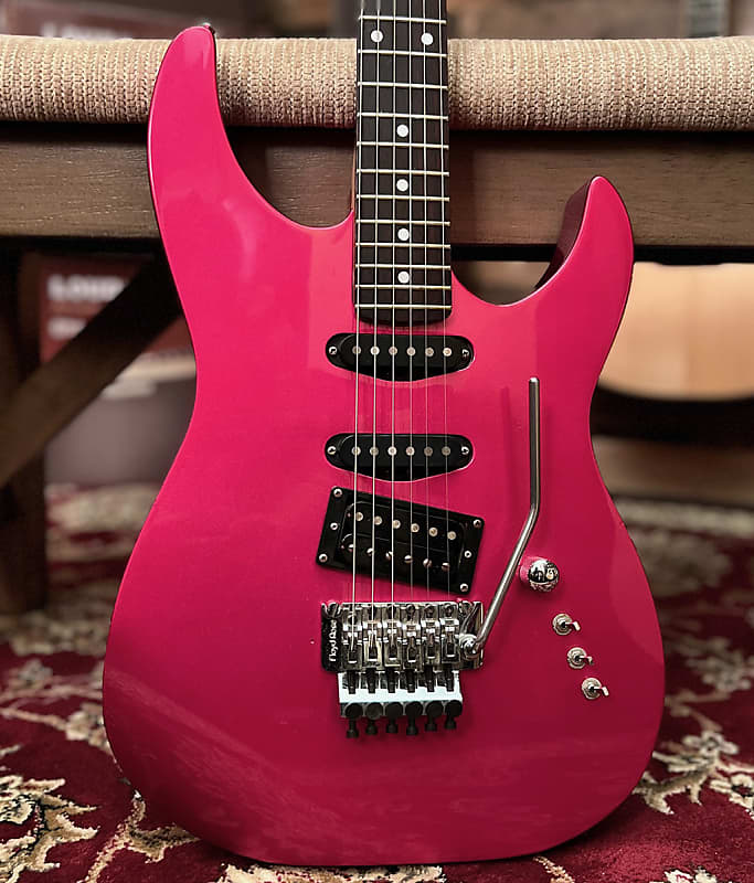 Kramer Focus 6000 w/ Gig Bag - 1980's HSS Super Strat, Floyd