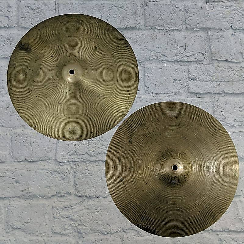 A. Zildjian 14" '70s Stamp New Beat Hi-Hat Cymbals (Pair) image 1