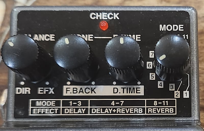 BOSS RV-3 Digital Reverb Delay Guitar Effects Pedal used w
