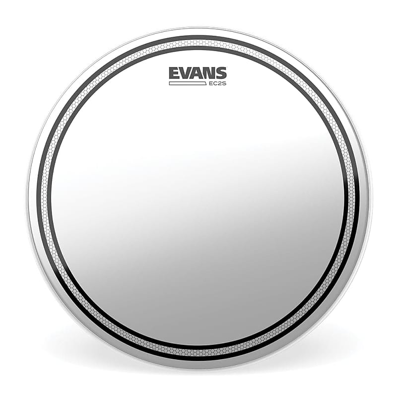 Evans EC2 Frosted Drum Head, 12" image 1