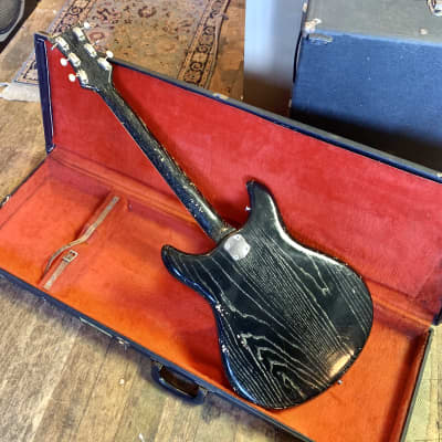 Kustom K200 deluxe electric guitar c 1968 k-200 Black zebra original vintage USA bud ross roger rossmeisl dearmond bigsby image 5
