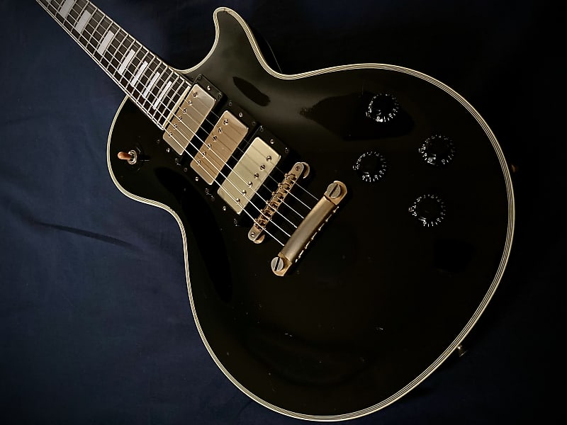 希少⭐︎グレコレスポール　ブラックビューティー　　3PU ジャパンヴィンテージ Greco Les Paul Custom Black Beauty(3PU) - ハイボールマンは