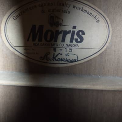Morris W-15 Acoustic Guitar MIJ w/ Hard Case image 5