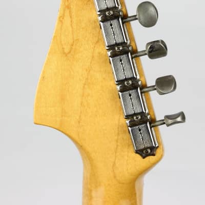 MINTY 1964 Fender Jazzmaster Sunburst | Vintage PRE-CBS, Clay Dots, Spaghetti Logo, White Case, TAGS image 15