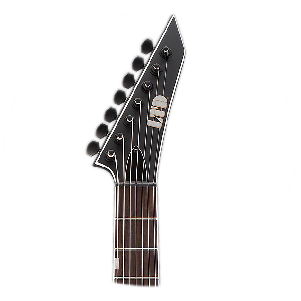 ESP LTD MH 337 7 String Electric Guitar Black Satin