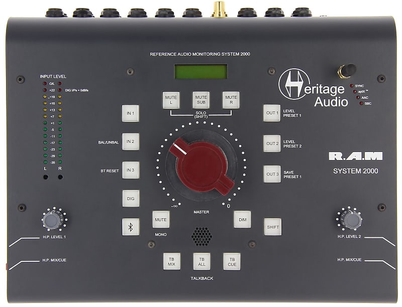 Heritage Audio RAM System 2000 Desktop Monitoring System with Bluetooth (RAMsys2000b) image 1