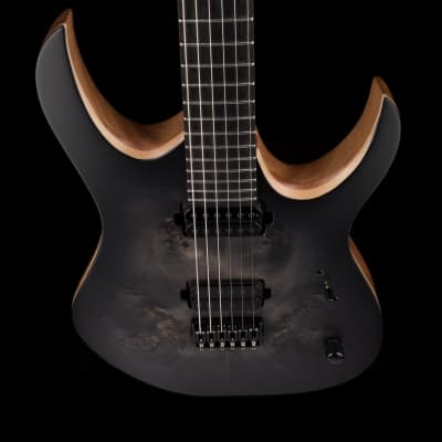 Mayones Duvell Elite 6 Trans Black Burst Electric Guitar With Hybrid Soft Case image 4