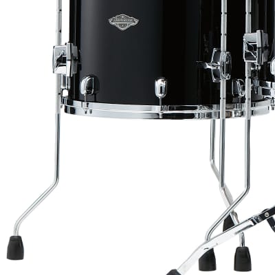 Tama MBSF14A-PBK Starclassic Performer Floor Tom 14" x 12" - Piano Black/Chrome HW image 5