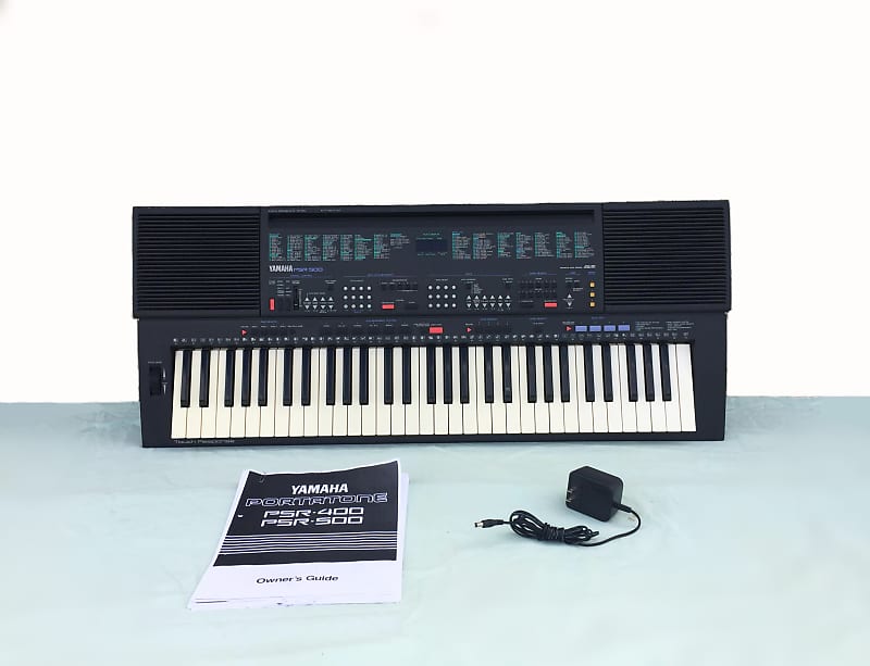 Yamaha PSR 500 Synthesizer Arranger Piano Keyboard Reverb