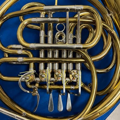 Vintage Conn 6D Double French Horn with Original Case and Mouthpiece Just Serviced image 13