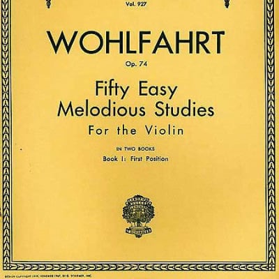 50 Easy Melodious Studies, Op. 74 - Book 1, Violin Method image 1