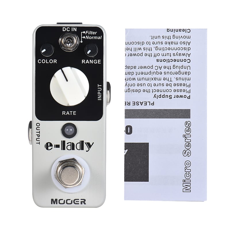 MOOER E-Lady Classic Analog Flanger Electric Guitar Effect Pedal True Bypass image 1