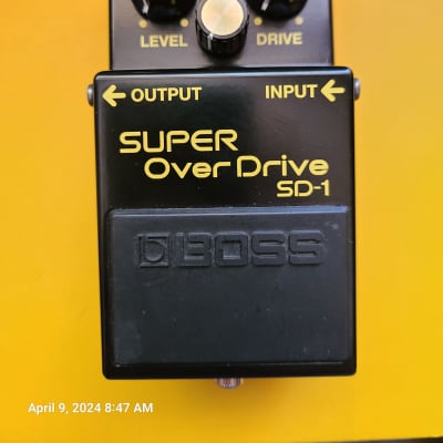 Boss SD-1 40th Anniversary Limited Edition Super Overdrive