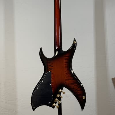 B.C. Rich Custom Shop Bich 10 Supreme Brazilian Rosewood 2025 - Sculpin Burst image 3