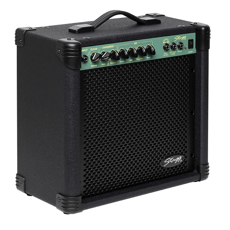 Stagg 20 Watts Electric Guitar Amplifier - Black - 20GA | Reverb