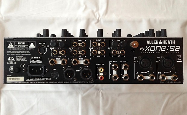 2005 Allen & Heath Xone:92 (Silver) w/ brand new P&G