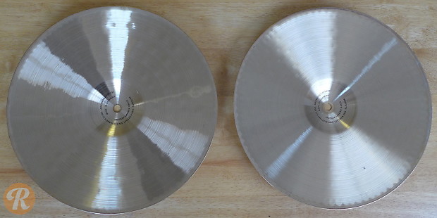 Paiste 14" Sound Formula Heavy Hi-Hat Cymbal (Pair) 1990-1992 image 2