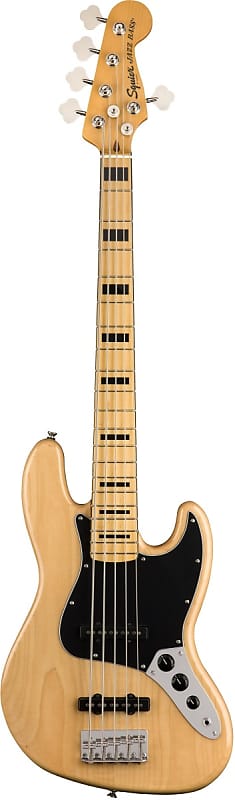 Squier Classic Vibe '70S Jazz Bass V 5-String Natural image 1