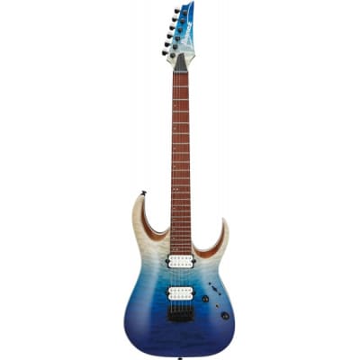 IBANEZ RGA42HPQM-BIG E-Gitarre, blue iceberg gradation for sale