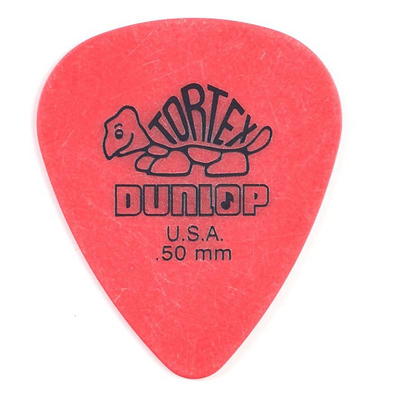 Dunlop 418P50 Tortex Standard .50mm Guitar Picks (12-Pack) image 1